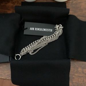 COPY - Ann Demeulemeester antique silver bracelet